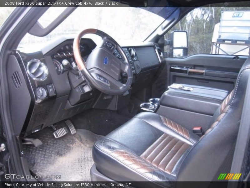 Black / Black 2008 Ford F350 Super Duty FX4 Crew Cab 4x4