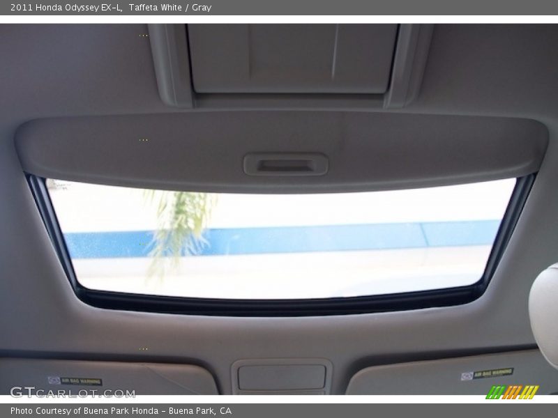 Taffeta White / Gray 2011 Honda Odyssey EX-L