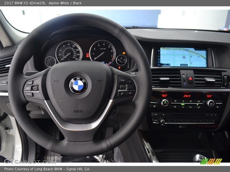 Alpine White / Black 2017 BMW X3 sDrive28i