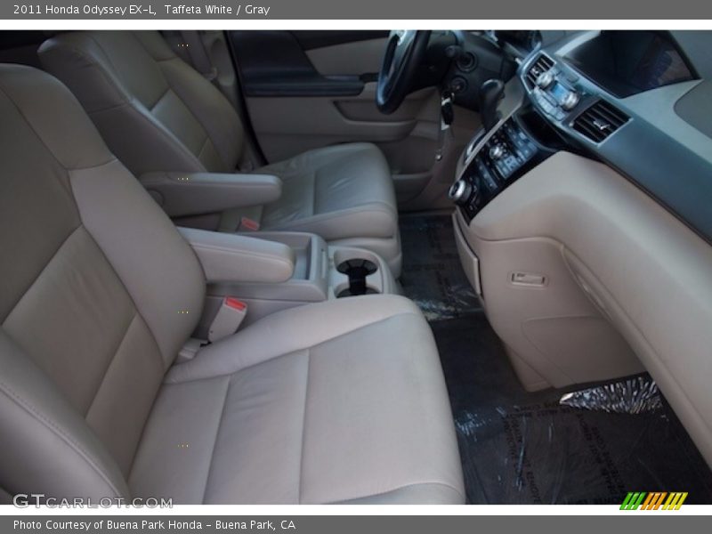 Taffeta White / Gray 2011 Honda Odyssey EX-L