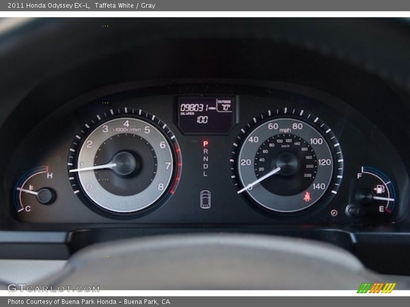 Taffeta White / Gray 2011 Honda Odyssey EX-L