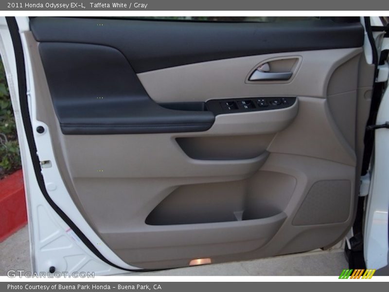 Taffeta White / Gray 2011 Honda Odyssey EX-L