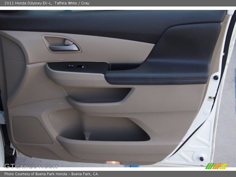 Taffeta White / Gray 2011 Honda Odyssey EX-L
