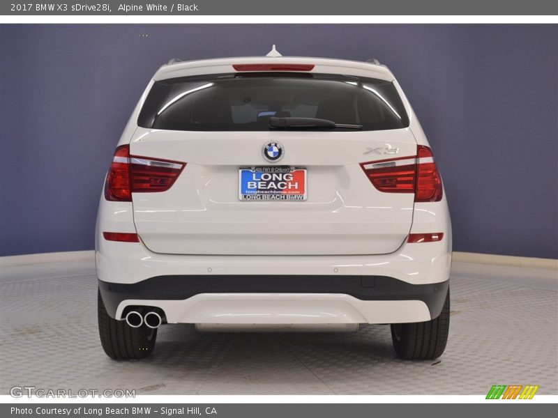 Alpine White / Black 2017 BMW X3 sDrive28i