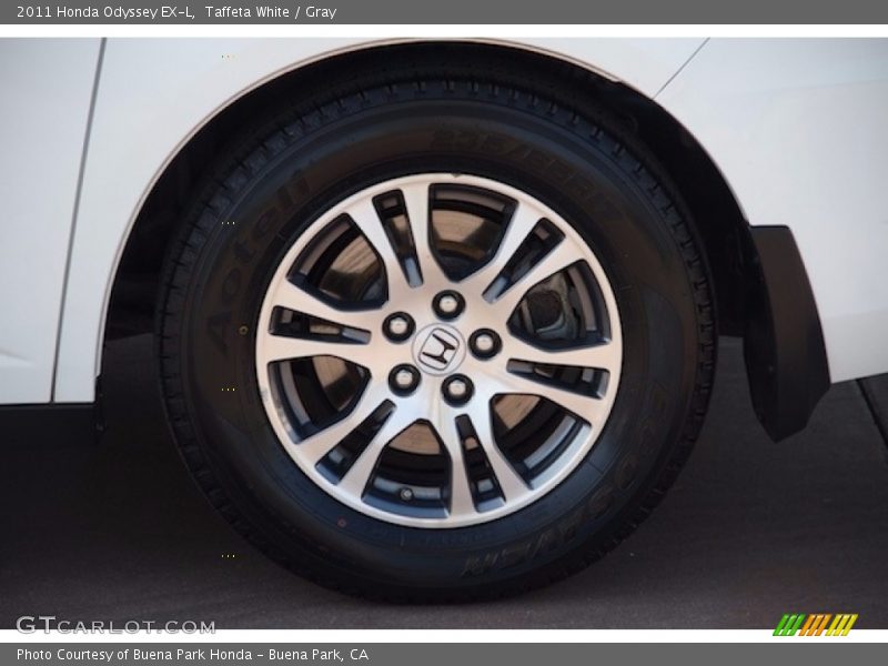 Taffeta White / Gray 2011 Honda Odyssey EX-L