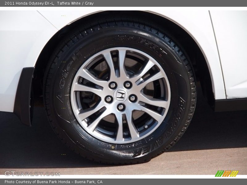 Taffeta White / Gray 2011 Honda Odyssey EX-L