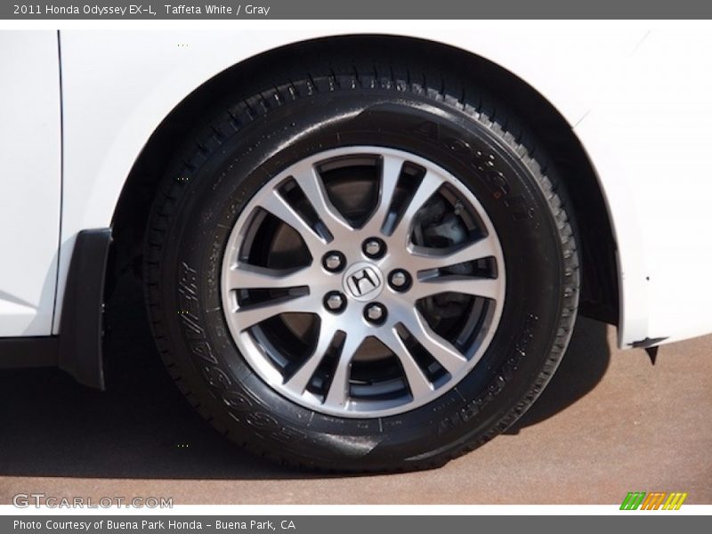 Taffeta White / Gray 2011 Honda Odyssey EX-L