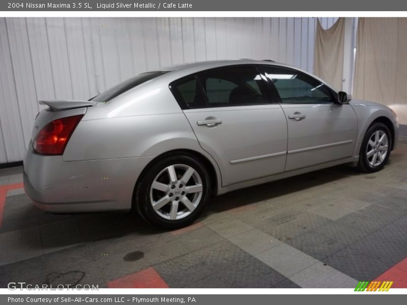 Liquid Silver Metallic / Cafe Latte 2004 Nissan Maxima 3.5 SL