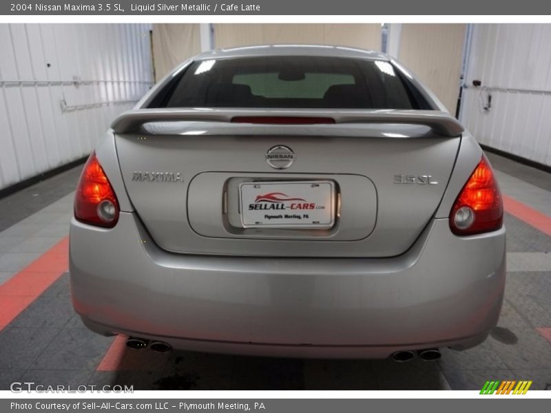 Liquid Silver Metallic / Cafe Latte 2004 Nissan Maxima 3.5 SL