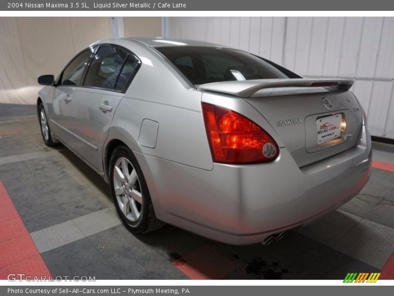 Liquid Silver Metallic / Cafe Latte 2004 Nissan Maxima 3.5 SL
