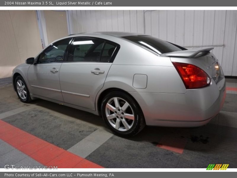 Liquid Silver Metallic / Cafe Latte 2004 Nissan Maxima 3.5 SL