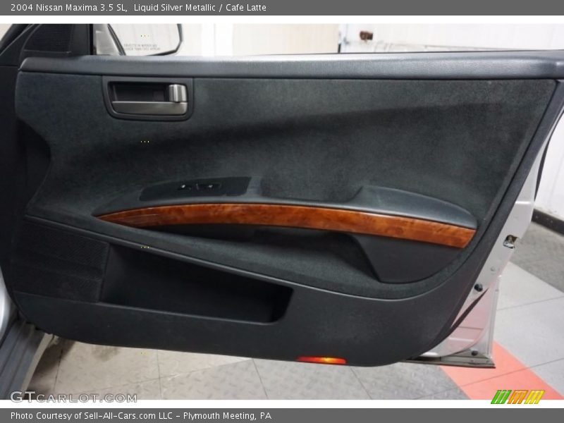 Liquid Silver Metallic / Cafe Latte 2004 Nissan Maxima 3.5 SL