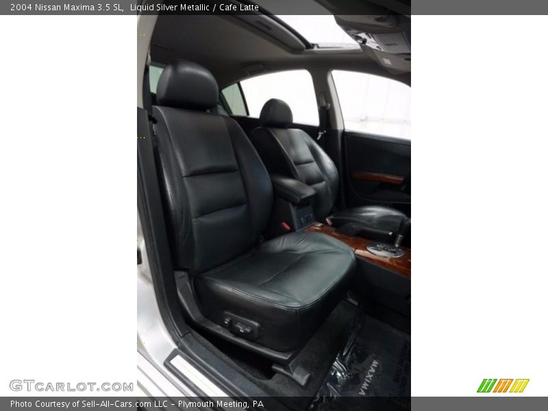 Liquid Silver Metallic / Cafe Latte 2004 Nissan Maxima 3.5 SL