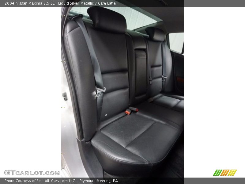 Liquid Silver Metallic / Cafe Latte 2004 Nissan Maxima 3.5 SL