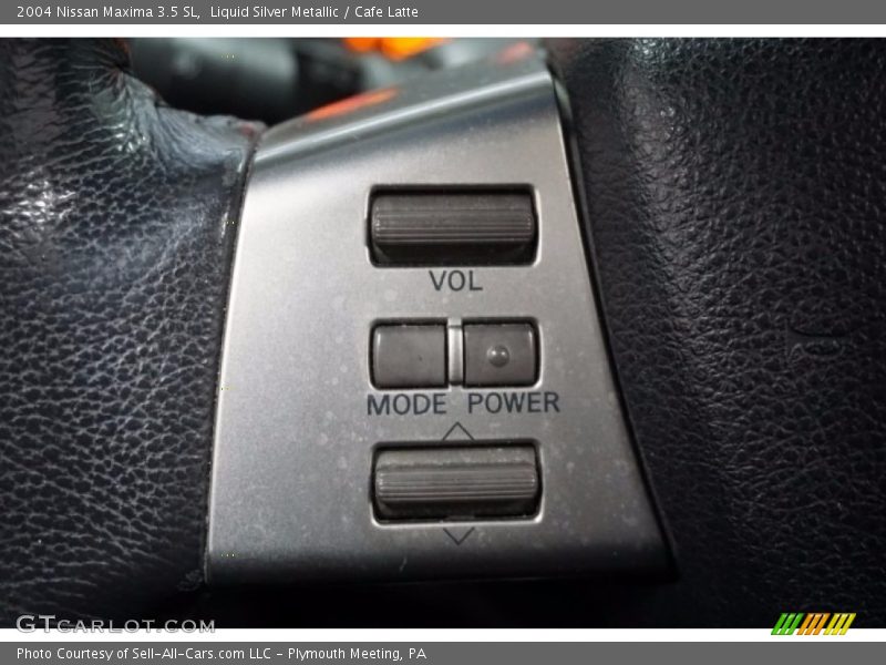 Liquid Silver Metallic / Cafe Latte 2004 Nissan Maxima 3.5 SL
