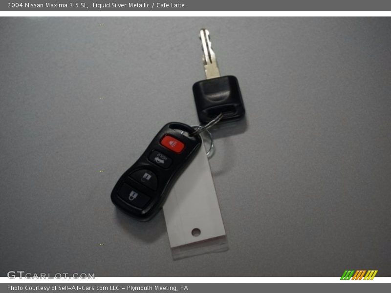 Liquid Silver Metallic / Cafe Latte 2004 Nissan Maxima 3.5 SL