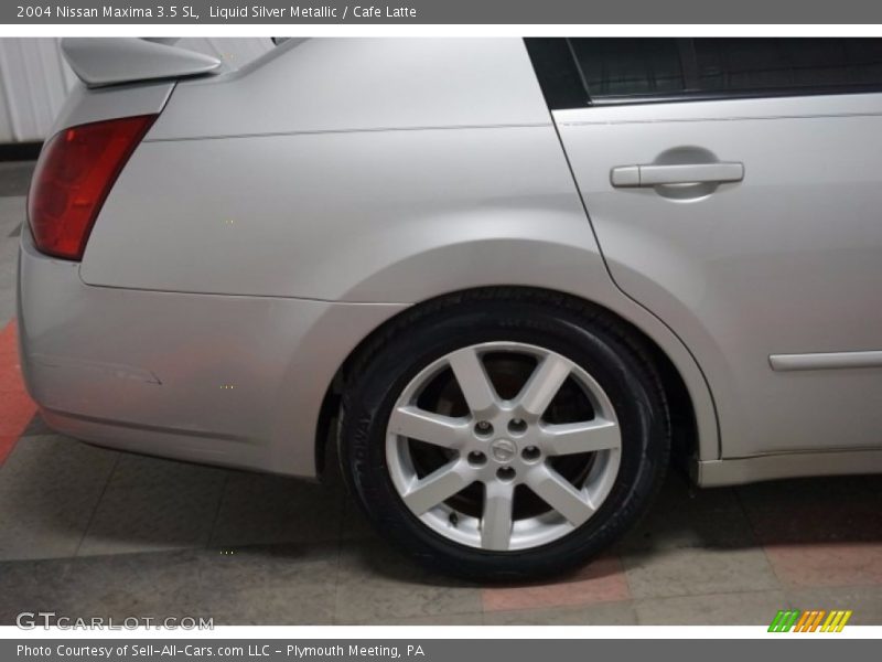 Liquid Silver Metallic / Cafe Latte 2004 Nissan Maxima 3.5 SL