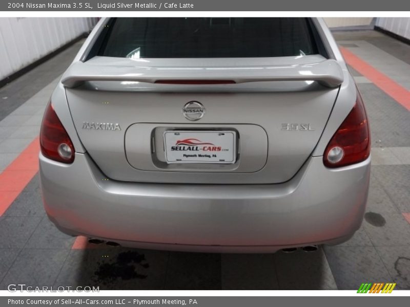 Liquid Silver Metallic / Cafe Latte 2004 Nissan Maxima 3.5 SL