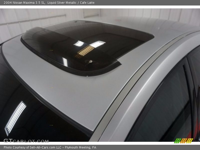 Liquid Silver Metallic / Cafe Latte 2004 Nissan Maxima 3.5 SL