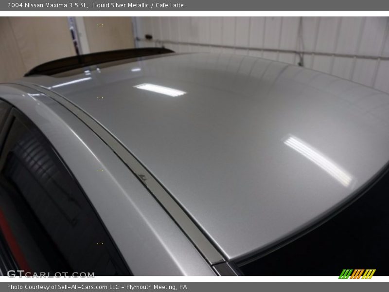 Liquid Silver Metallic / Cafe Latte 2004 Nissan Maxima 3.5 SL
