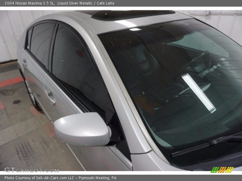 Liquid Silver Metallic / Cafe Latte 2004 Nissan Maxima 3.5 SL