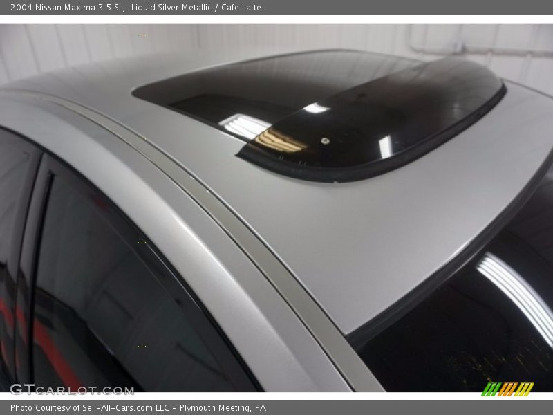 Liquid Silver Metallic / Cafe Latte 2004 Nissan Maxima 3.5 SL