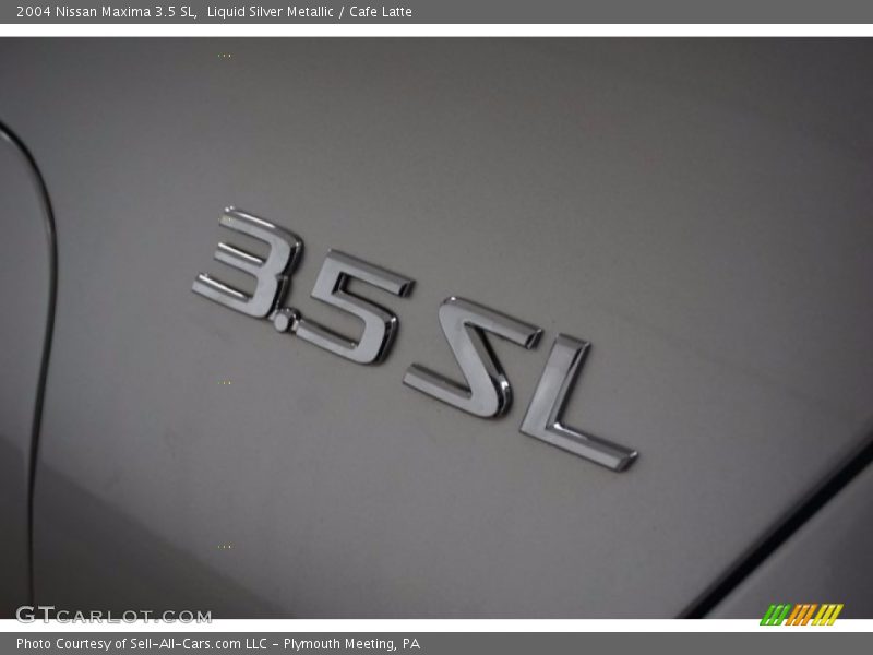 Liquid Silver Metallic / Cafe Latte 2004 Nissan Maxima 3.5 SL