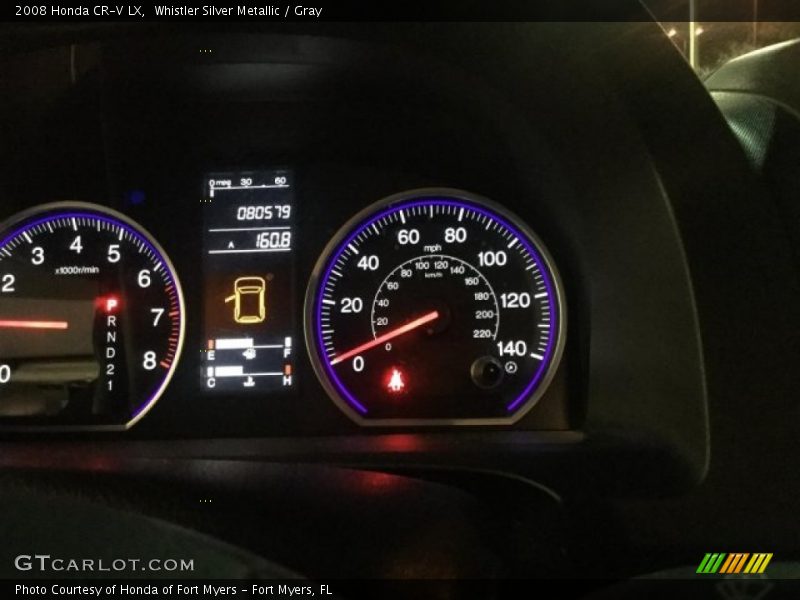 Whistler Silver Metallic / Gray 2008 Honda CR-V LX