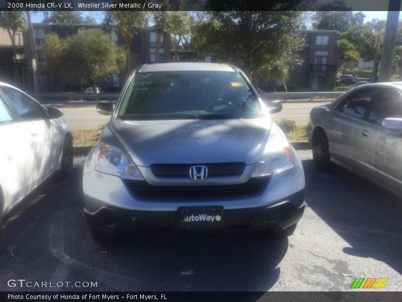 Whistler Silver Metallic / Gray 2008 Honda CR-V LX