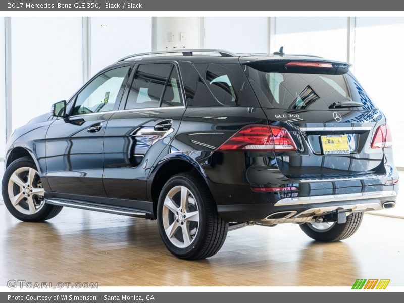 Black / Black 2017 Mercedes-Benz GLE 350