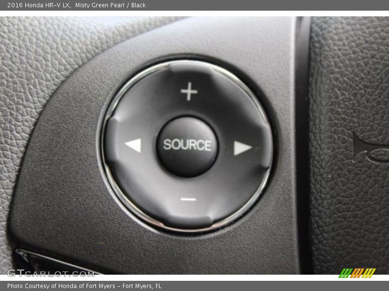 Misty Green Pearl / Black 2016 Honda HR-V LX