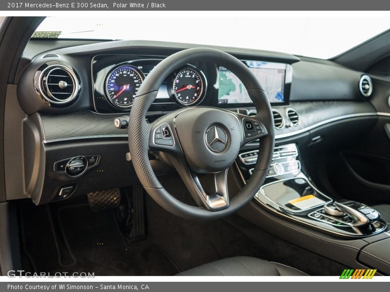 Polar White / Black 2017 Mercedes-Benz E 300 Sedan