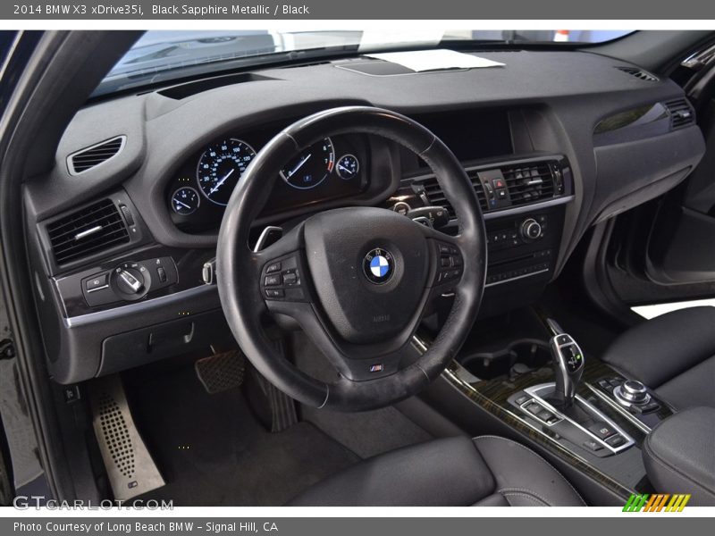 Black Sapphire Metallic / Black 2014 BMW X3 xDrive35i