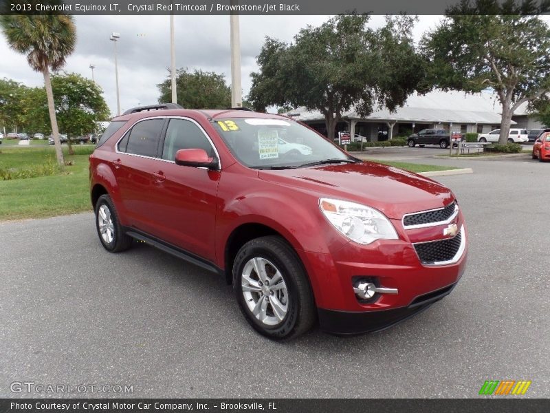 Crystal Red Tintcoat / Brownstone/Jet Black 2013 Chevrolet Equinox LT