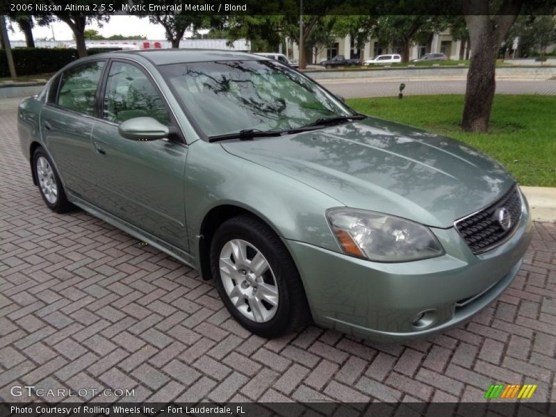 Mystic Emerald Metallic / Blond 2006 Nissan Altima 2.5 S