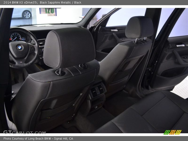 Black Sapphire Metallic / Black 2014 BMW X3 xDrive35i