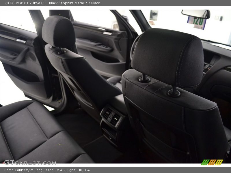 Black Sapphire Metallic / Black 2014 BMW X3 xDrive35i