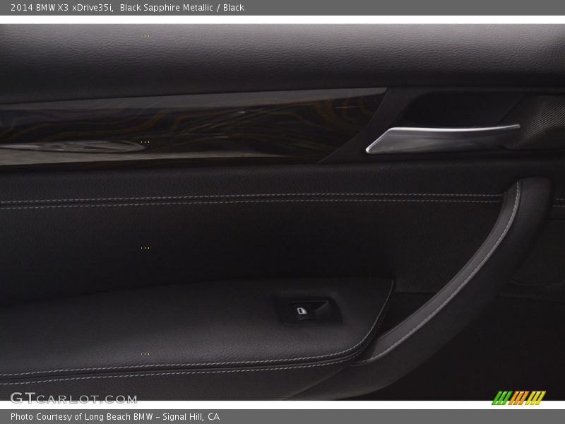 Black Sapphire Metallic / Black 2014 BMW X3 xDrive35i