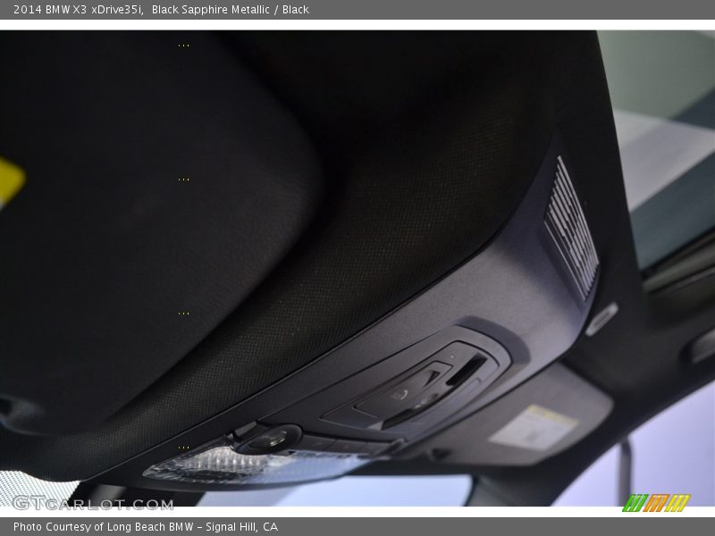 Black Sapphire Metallic / Black 2014 BMW X3 xDrive35i