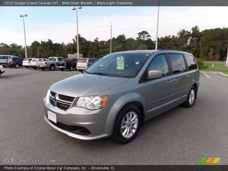 Billet Silver Metallic / Black/Light Graystone 2013 Dodge Grand Caravan SXT