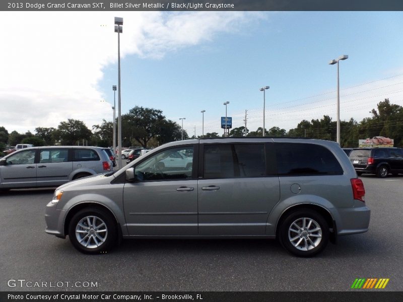 Billet Silver Metallic / Black/Light Graystone 2013 Dodge Grand Caravan SXT