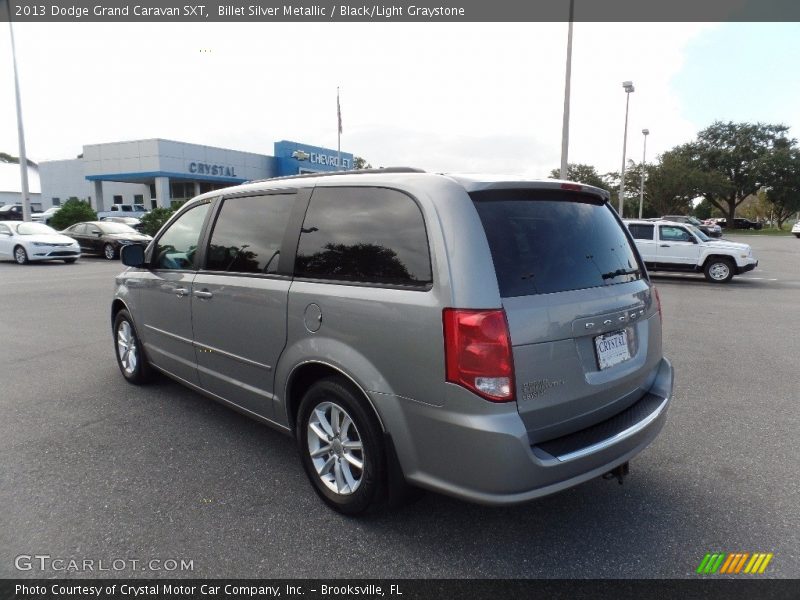 Billet Silver Metallic / Black/Light Graystone 2013 Dodge Grand Caravan SXT