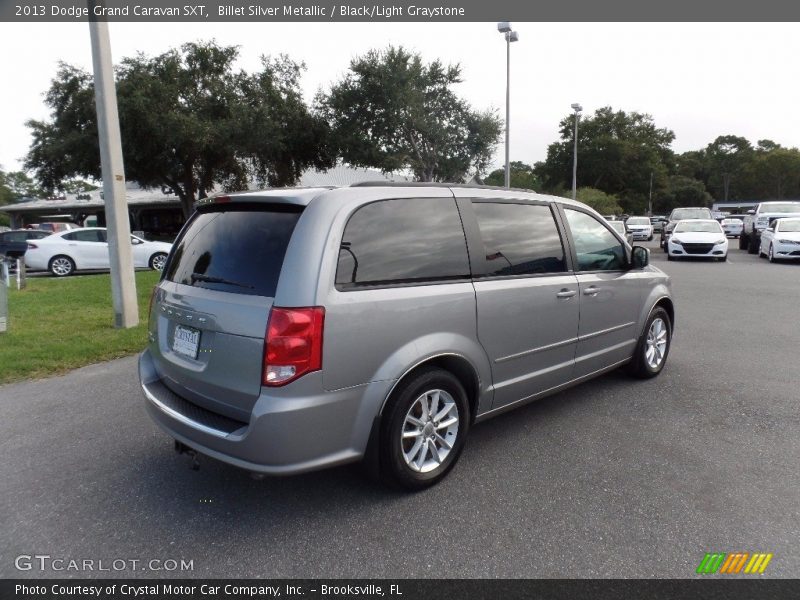 Billet Silver Metallic / Black/Light Graystone 2013 Dodge Grand Caravan SXT