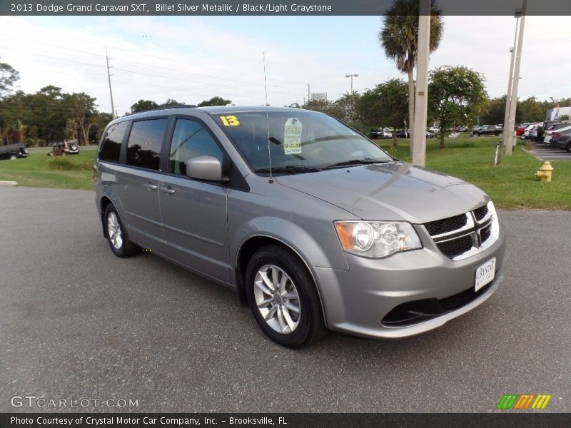 Billet Silver Metallic / Black/Light Graystone 2013 Dodge Grand Caravan SXT