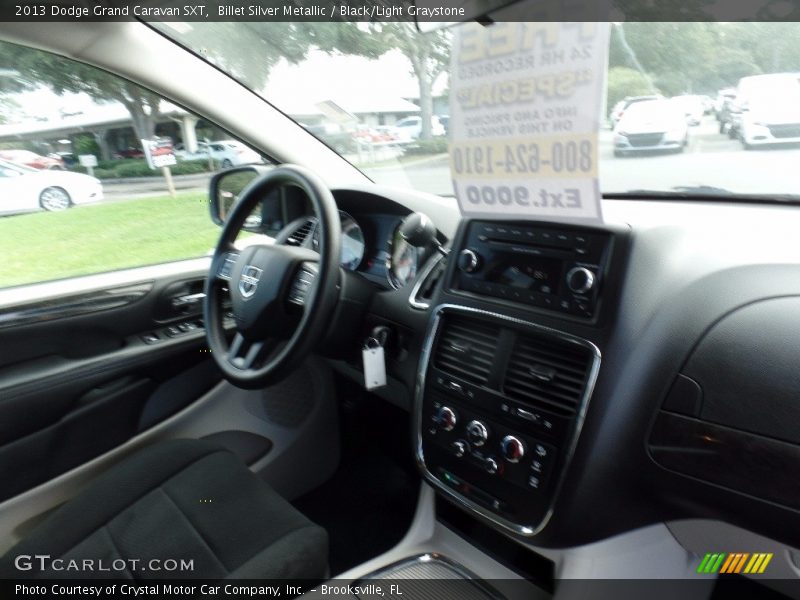 Billet Silver Metallic / Black/Light Graystone 2013 Dodge Grand Caravan SXT