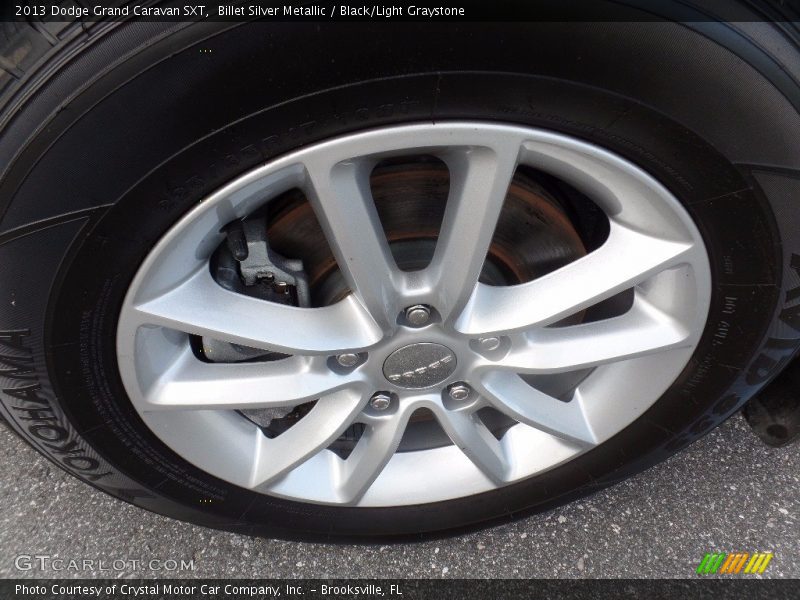 Billet Silver Metallic / Black/Light Graystone 2013 Dodge Grand Caravan SXT