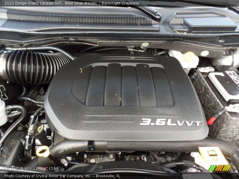 Billet Silver Metallic / Black/Light Graystone 2013 Dodge Grand Caravan SXT