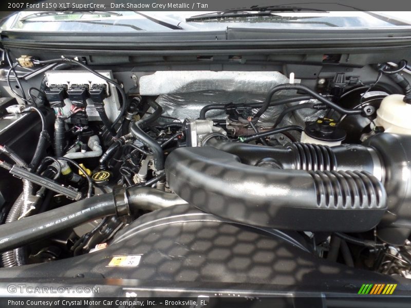 Dark Shadow Grey Metallic / Tan 2007 Ford F150 XLT SuperCrew