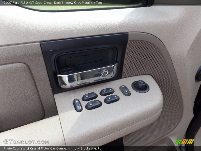Dark Shadow Grey Metallic / Tan 2007 Ford F150 XLT SuperCrew