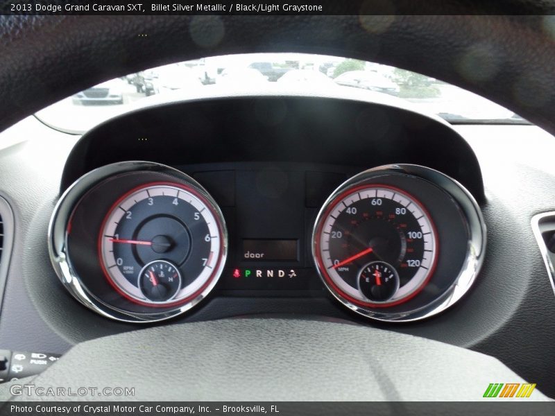 Billet Silver Metallic / Black/Light Graystone 2013 Dodge Grand Caravan SXT